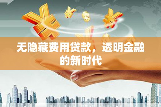 焦作无隐藏费用贷款，透明金融的新时代