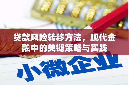 焦作贷款风险转移方法，现代金融中的关键策略与实践