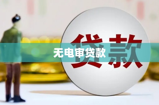 焦作无电审贷款