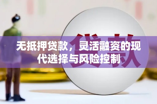 焦作无抵押贷款，灵活融资的现代选择与风险控制