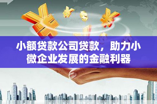 焦作小额贷款公司贷款，助力小微企业发展的金融利器