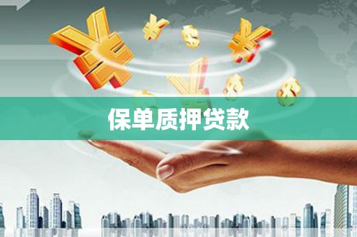 焦作保单质押贷款