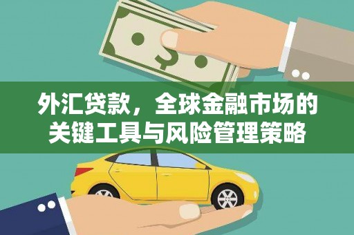 焦作外汇贷款，全球金融市场的关键工具与风险管理策略