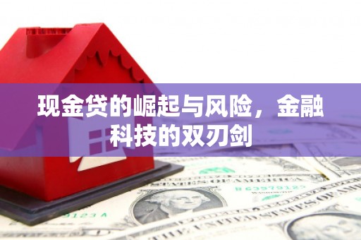焦作现金贷的崛起与风险，金融科技的双刃剑