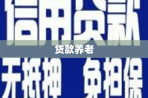 焦作贷款养老
