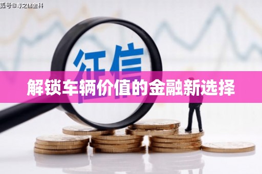 焦作解锁车辆价值的金融新选择